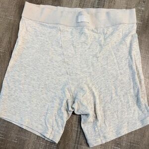 Skims Grey Boxer Shorts